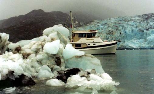 This is a Krogen 48 Whaleback in Alaska.