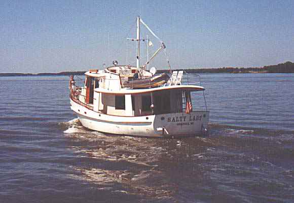 This is another shot of  Salty Lady -- on her way to Chestertown.