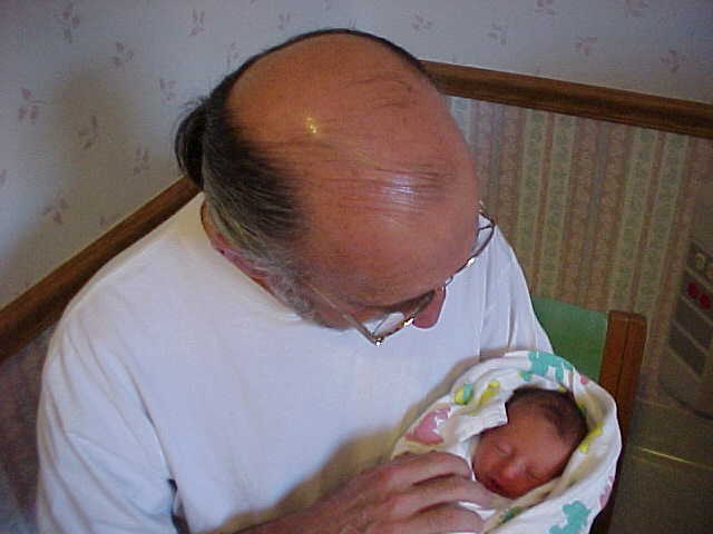 Jocelyn with Grandpa Al
