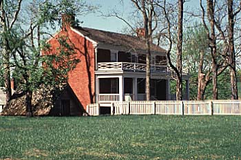 graphic image: The McLean House (site of Lee's surrender to Grant)