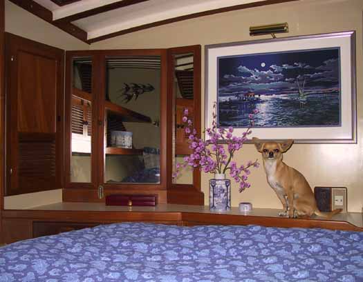 Salty Lady's Forward Stateroom