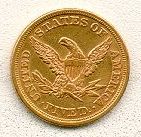 1852 half eagle reverse