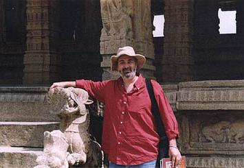 p.r.bullen  at temple in hampi