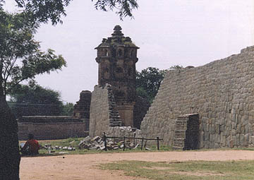 zanana enclosure wall and tower