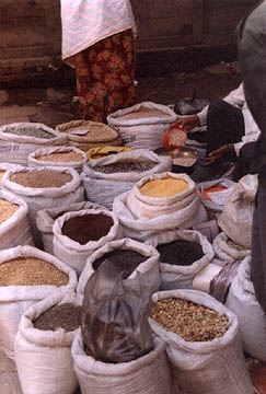 market vendor in kathmandu