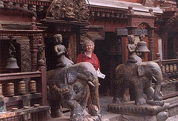 outside of golden temple, patan