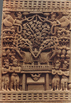 Detail of stupa entrance