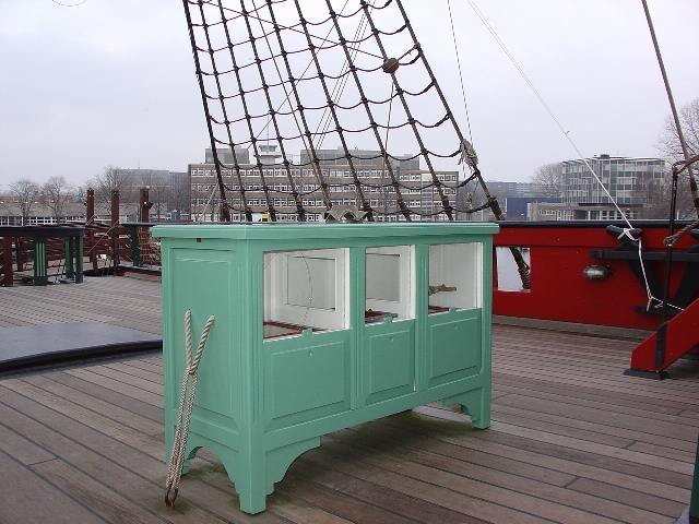 Larger format photo of VOC ship Amsterdam's Binnacle (#2)