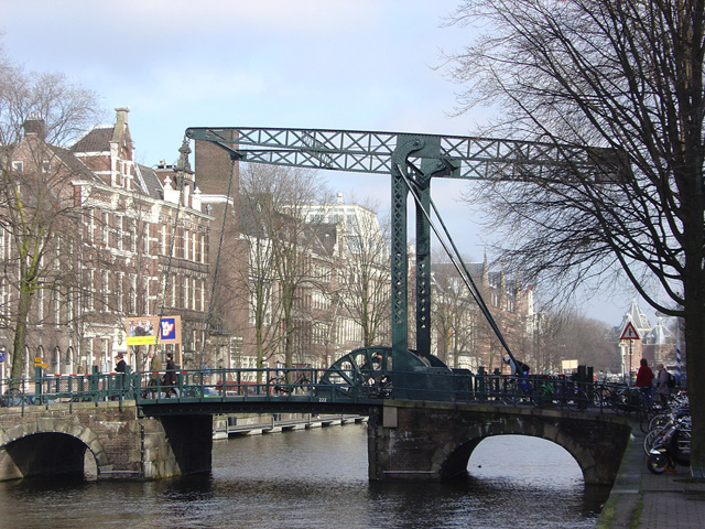 Drawbridge on Kloveniersburgwal