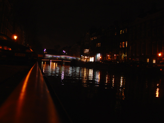 Herengracht at night toward Leidsestraat (#2)