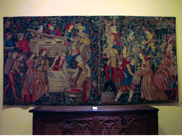 Tapestry Les Vendanges