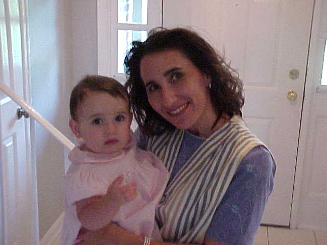 Jocelyn with her mom