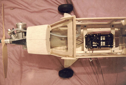 See how the fuel tank is in backwards?