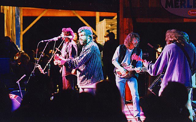 Sam Bush joins the boyz