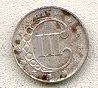 1852 three-cent reverse