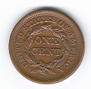 1852 cent reverse